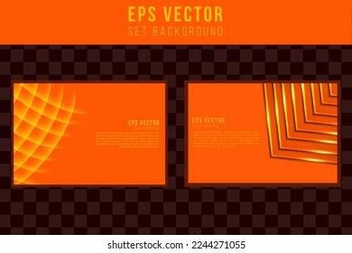 Abstract minimal background with orange color. Geometric shapes composition. Eps10 vector