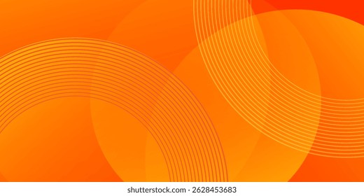 Abstractas fondo mínimo con color naranja. Composición de Formas dinámicas. Vector de fondo