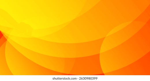 Abstract minimal background with orange color. Dynamic shapes composition