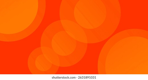 Abstract minimal background with orange color. Dynamic shapes composition. Eps10 vector