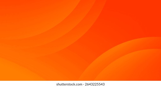 Abstract minimal background with orange color. Dynamic shapes composition. Eps10 vector