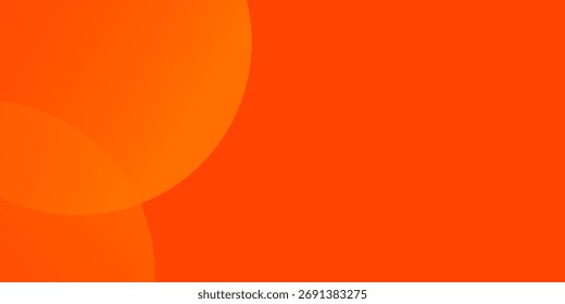 Fundo mínimo abstrato com cor laranja. Composição de formas dinâmicas.