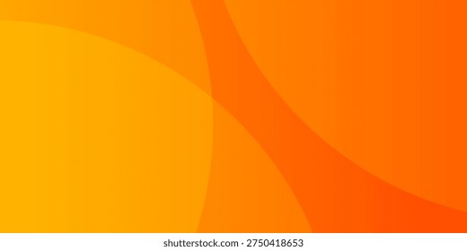 Abstract minimal background with orange color. Dynamic shapes composition. Eps10 vector