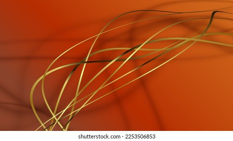 Abstract minimal background with orange and yellow color