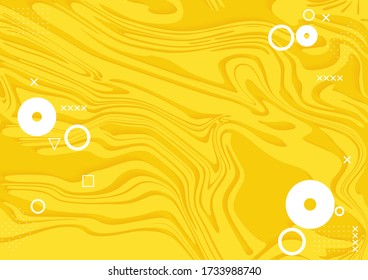 Abstract Minimal Background and Paper Cut Shapes, vector illustration.