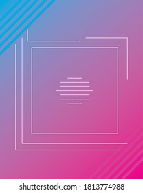 abstract minimal background with pink color vector illustration design