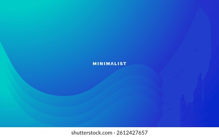 Abstract Minimal Blue Background, eps 10