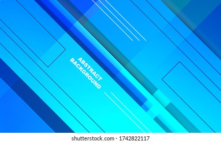 Abstract minimal blue background with geometric creative and minimal gradient concepts, for posters, banners, landing page concept image