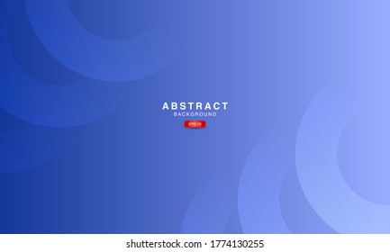 Abstract minimal blue background with geometric creative, gradient concepts with circle shape.