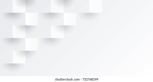 Abstract minimal bright squares on light background. Eps 10 stock vector illustration 