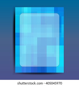 Abstract minimal brochure, Geometric design background for business, Template for annual, report, book, cover flyer, poster, Vector illustration