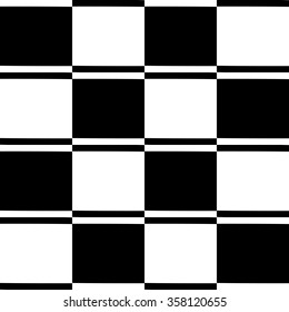 Abstract minimal checkered monochrome pattern, simple geometric background. Seamlessly repeatable.