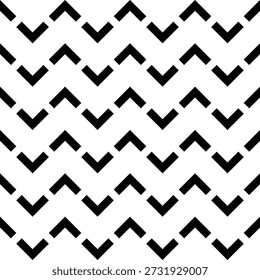 Abstrato padrão chevron mínimo fundo.vetor sem emenda monocromático