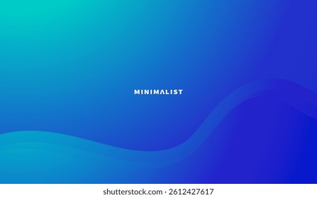 Abstract Minimal Clean Blue Background