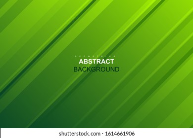 Abstract minimal and clean gradient green stripe background
