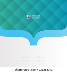 Abstract minimal color design with your text  Eps 10 stock vector illustration 