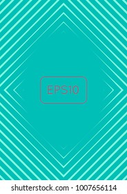 Abstract minimal cover with geometric waves and gradients. Trendy layout with halftone. Abstract minimal cover template for book, banner, invitation and poster. Futuristic business illustration.