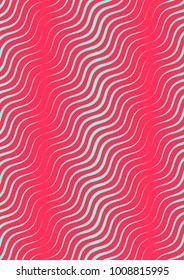 Abstract minimal cover with geometric waves and gradients. Trendy layout with halftone. Abstract minimal cover template for book, banner, invitation and poster. Futuristic business illustration.