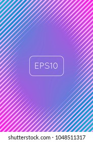 Abstract minimal cover with geometric waves and gradients. Trendy layout with halftone. Abstract minimal cover template for book, banner, invitation and poster. Futuristic business illustration.