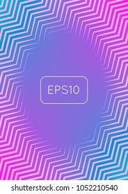 Abstract minimal cover with geometric waves and gradients. Trendy layout with halftone. Abstract minimal cover template for book, banner, invitation and poster. Futuristic business illustration.