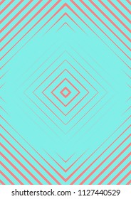 Abstract minimal cover with geometric waves and gradients. Trendy layout with halftone. Abstract minimal cover template for book, banner, invitation and poster. Futuristic business illustration.