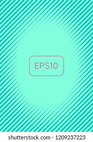 Abstract minimal cover with geometric waves and gradients. Trendy layout with halftone. Abstract minimal cover template for book, banner, invitation and poster. Futuristic business illustration.