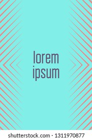 Abstract minimal cover with geometric waves and gradients. Trendy layout with halftone. Abstract minimal cover template for book, banner, invitation and poster. Futuristic business illustration.
