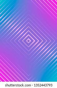 Abstract minimal cover with geometric waves and gradients. Trendy layout with halftone. Abstract minimal cover template for book, banner, invitation and poster. Futuristic business illustration.