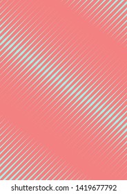 Abstract minimal cover with geometric waves and gradients. Trendy layout with halftone. Abstract minimal cover template for book, banner, invitation and poster. Futuristic business illustration.