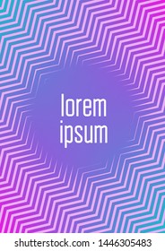 Abstract minimal cover with geometric waves and gradients. Trendy layout with halftone. Abstract minimal cover template for book, banner, invitation and poster. Futuristic business illustration.