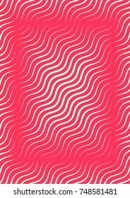 Abstract minimal cover with geometric waves and gradients. Trendy layout with halftone. Abstract minimal cover template for book, banner, invitation and poster. Futuristic business illustration.