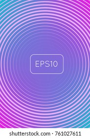 Abstract minimal cover with geometric waves and gradients. Trendy layout with halftone. Abstract minimal cover template for book, banner, invitation and poster. Futuristic business illustration.