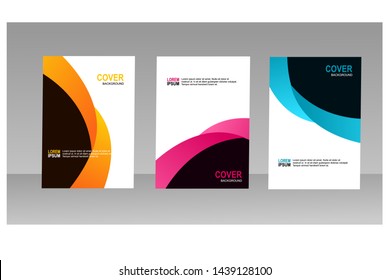 Abstract minimal cover or poster design template. Vector illustration