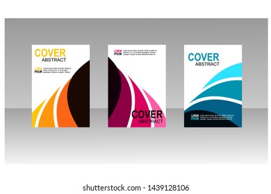 Abstract minimal cover or poster design template. Vector illustration