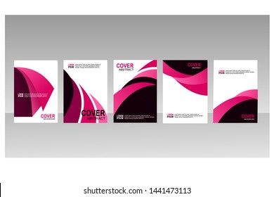 Abstract minimal cover or poster design template. Vector design