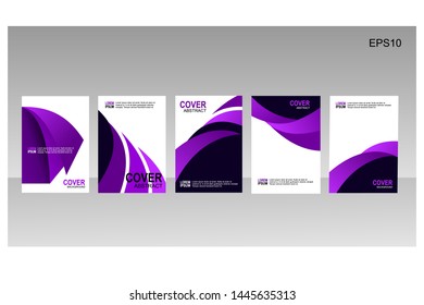 Abstract minimal cover or poster design template. Vector design