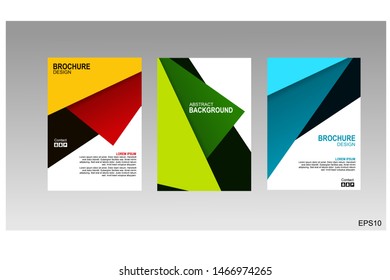 Abstract minimal cover or poster design template. Vector design