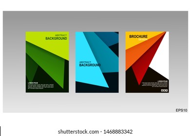 Abstract minimal cover or poster design template. Vector design