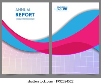 Abstract minimal cover or poster design template. Vector illustration.
