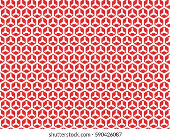 Abstract minimal cube pattern. Vector background