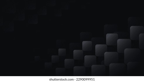 Abstract minimal dark geometric rectangles pattern background. Business banners, flyers, and presentations. Vector illustration