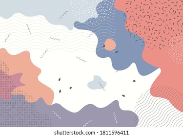 Abstract minimal design of drawing pattern doodle design artwork decoration background. Decorate for ad, poster, artwork, template design, print. illustration vector eps10