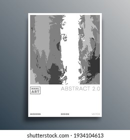 Abstract minimal design for flyer, poster, brochure cover, background, wallpaper, typography, or other printing products. Vector illustration.