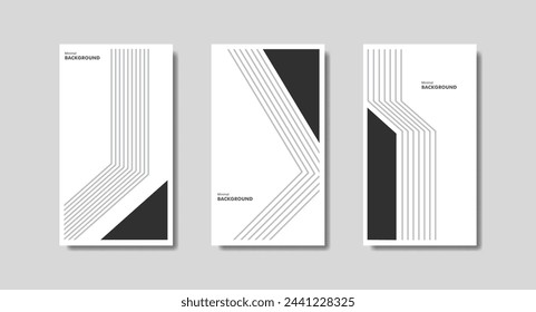 Abstract minimal design for flyer, poster, brochure cover, background, wallpaper or other printing products. Vector illustration