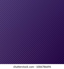 Abstract minimal design stripe and diagonal lines pattern on purple background and texture. Vector illustration.  