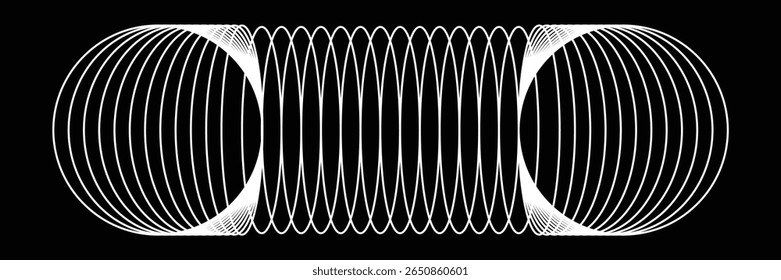 Abstract minimal element mid century vector