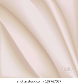 Abstract minimal EPS10 background illustration with smooth lines for web site wallpaper, cover design - ivory version