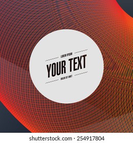 Abstract minimal futuristic graphic design with your text  Eps 10 stock vector illustration 