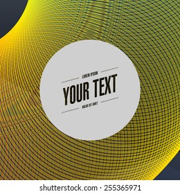 Abstract minimal futuristic graphic design with your text  Eps 10 stock vector illustration 