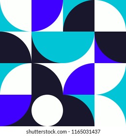 Abstract minimal geometric artwork. Minimalist background seamless pattern with simple shape. Vector backdrop for web banner, wallpaper, magazine cover, business presentations, branding, textile